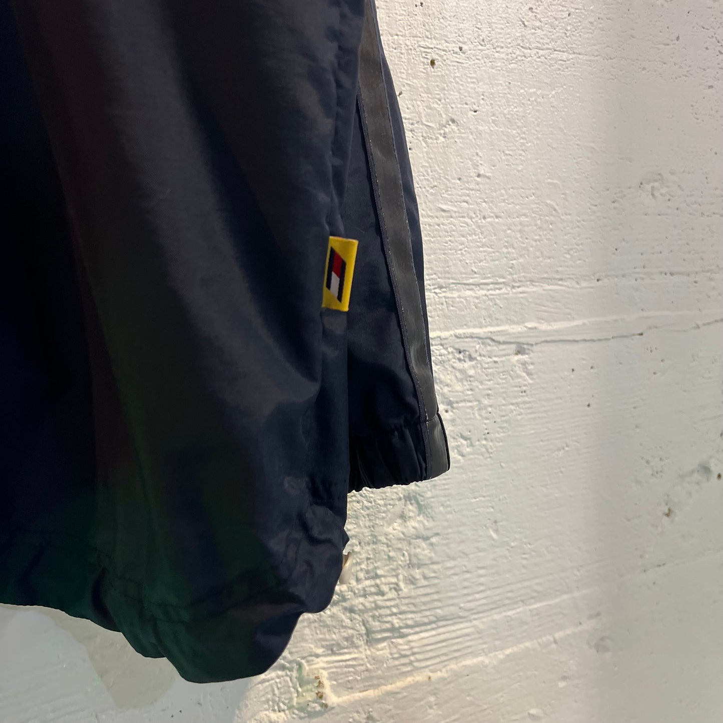 Vintage 90's Tommy Hilfiger Athletics Zip-Up Windbreaker Jacket - Size Medium - Red/Navy/White