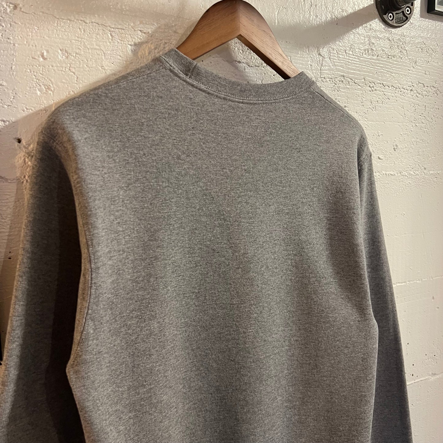 Vintage 2000’s Harvard University Athletic Dept. Crewneck Sweatshirt - Size Small - Heather Grey/Maroon
