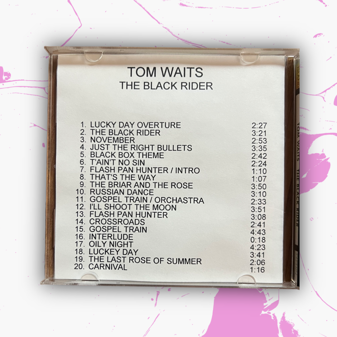 Vintage 1993 Tom Waits ‘The Black Rider’ CD