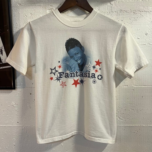 Vintage 2004 Fantasia American Idol Baby T-Shirt - Size Youth Medium - White - Anvil Tag