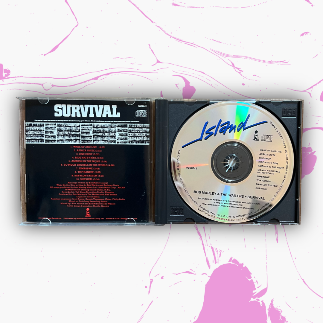 Vintage 1979 Bob Marley & The Wailers ‘Survival’ CD