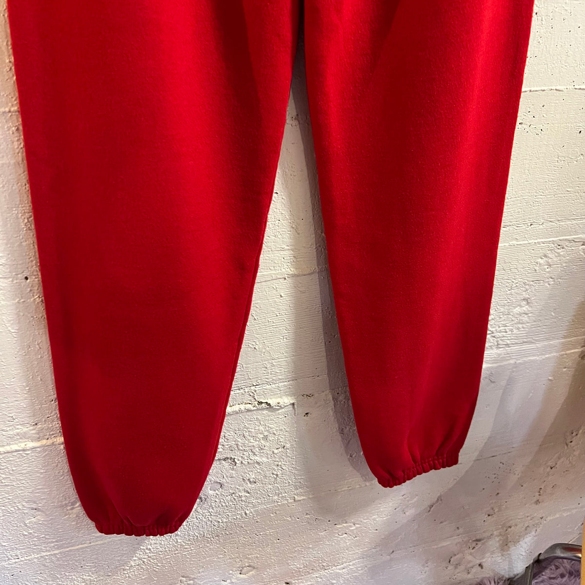 Vintage 80’s Champion Rocky Run Adjustable Waist Sweatpants - Size Small - Made In USA - Red