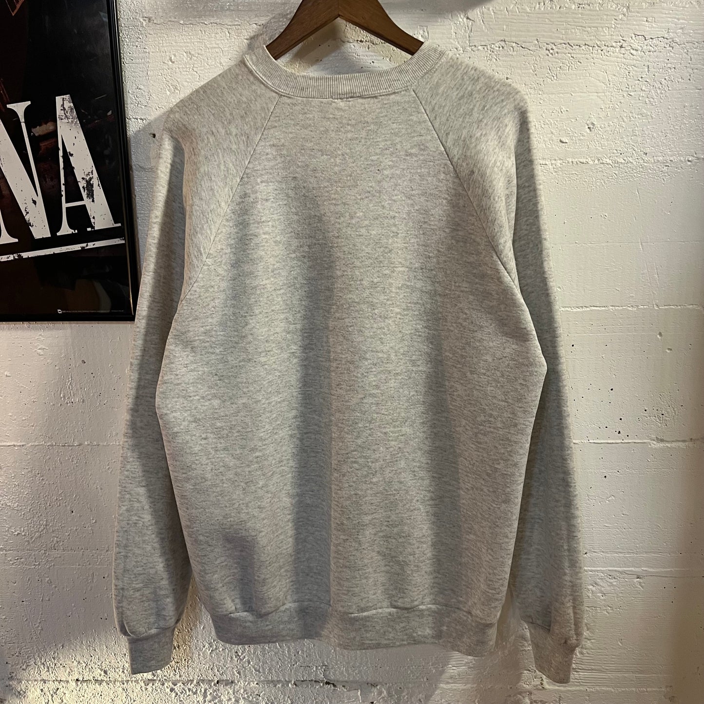 Vintage 90's Long Beach Washington State Kite Festival Raglan Sleeve Crewneck Sweatshirt -  Size XL - Ash Heather Grey