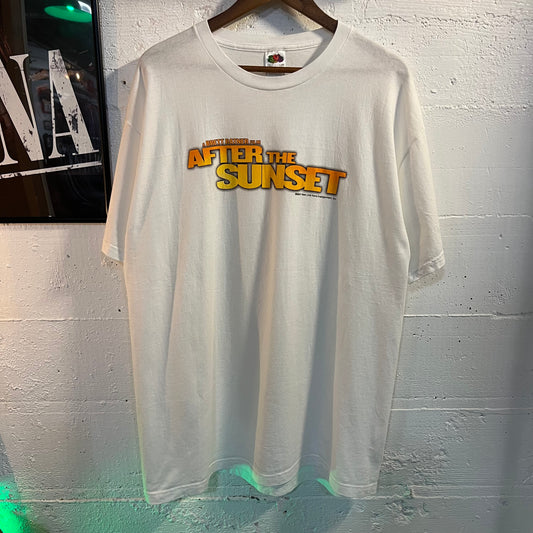 Vintage 2004 After The Sunset Film Promo T-Shirt - Size XL - White - Brett Ratner