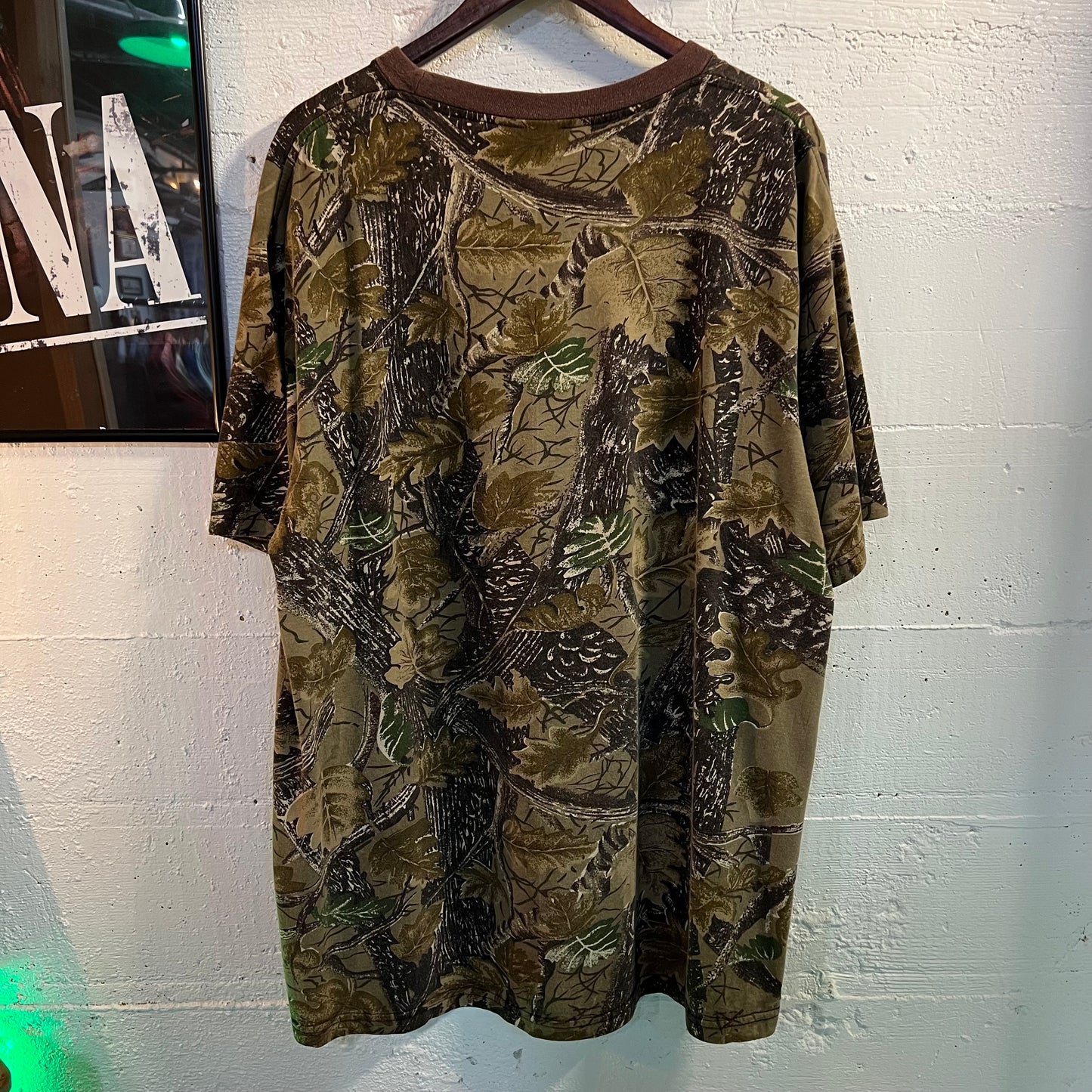 Vintage Real Tree Camo T-Shirt - Size XL - Earth toned/Camouflage