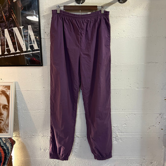 Vintage 90's JCPenney U.S. Olympics Embroidered Fleece Lined Track Pants - Size Medium - Aubergine
