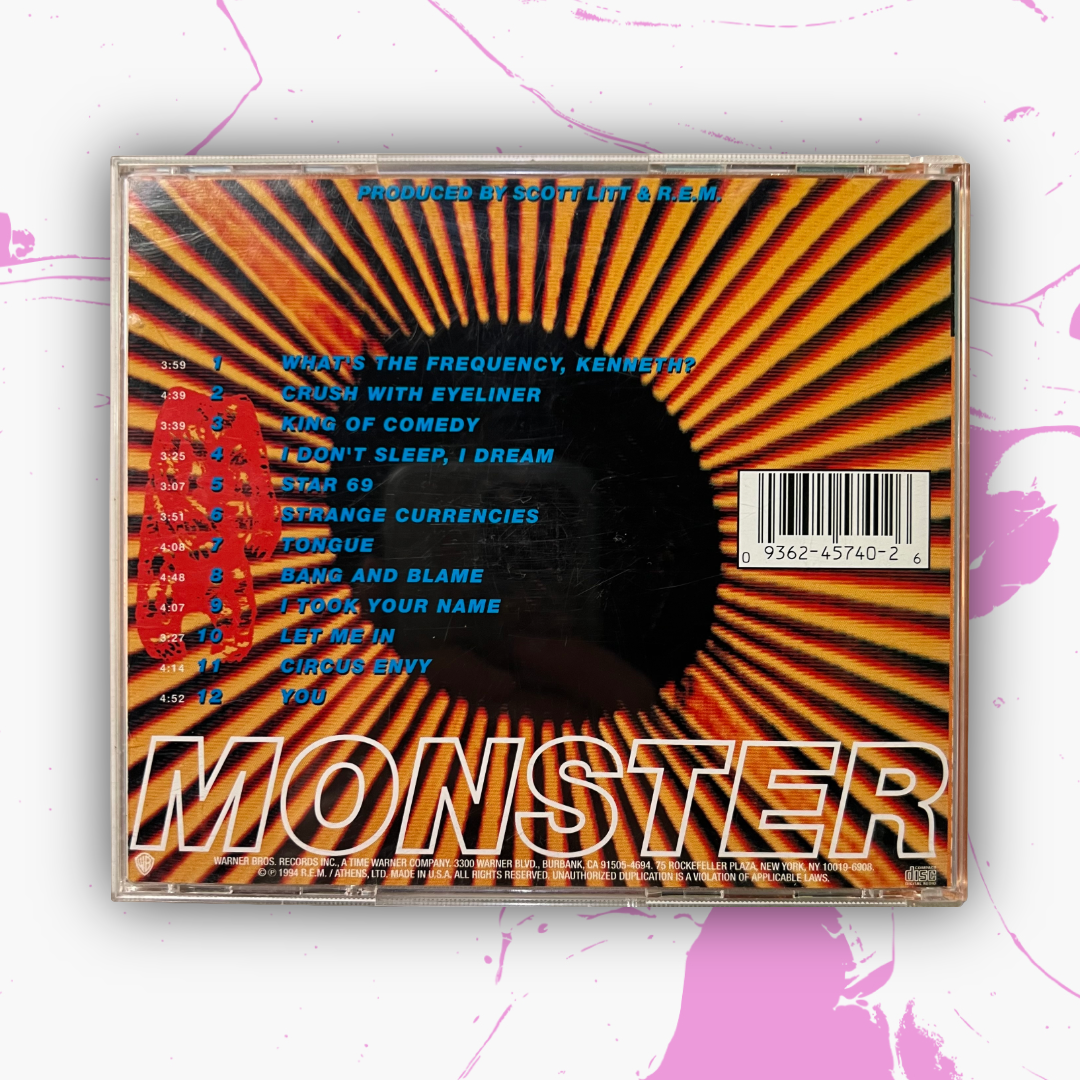 Vintage 1994 R.E.M. 'Monster' CD