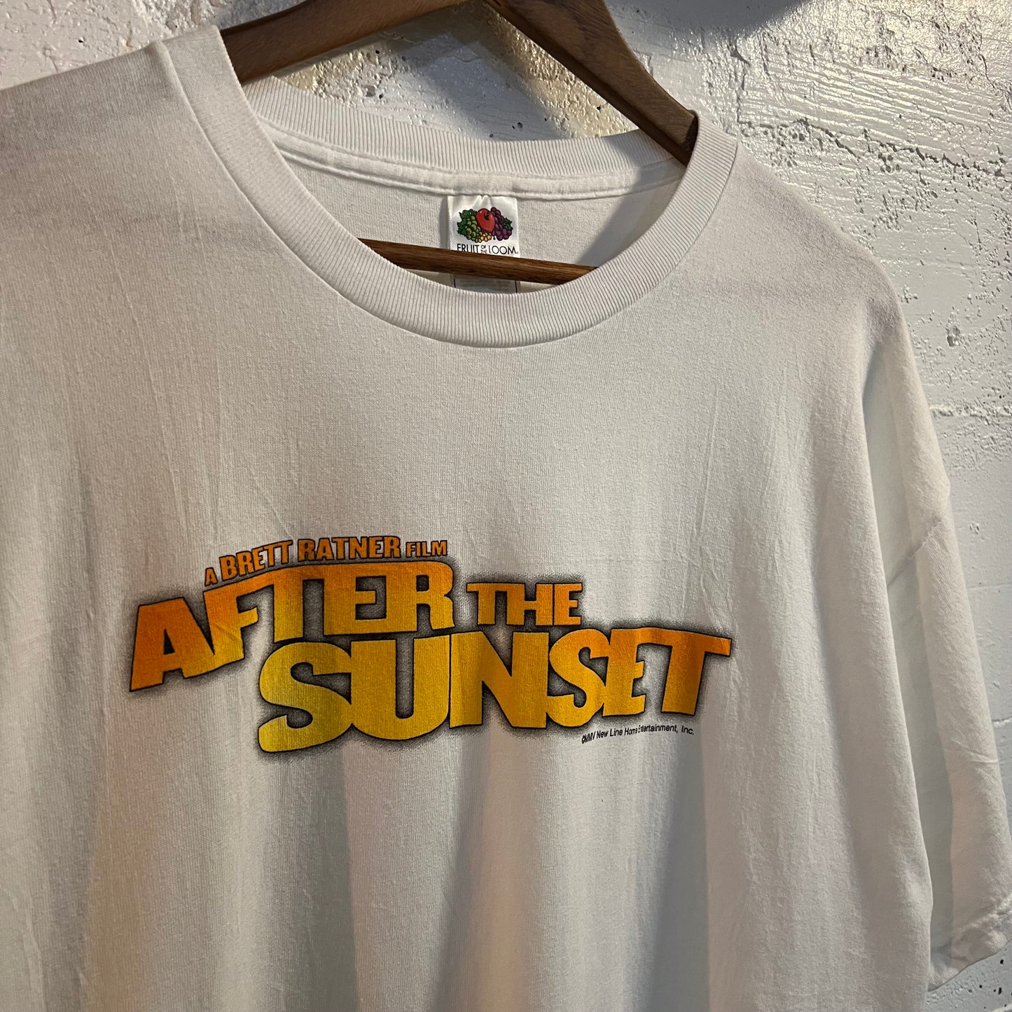 Vintage 2004 After The Sunset Film Promo T-Shirt - Size XL - White - Brett Ratner