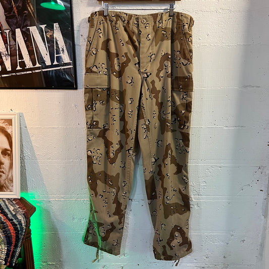 Vintage 2000's Tru-Spec Chocolate Chip Desert Camo BDU Pants - Size 32" - Camo/Multi