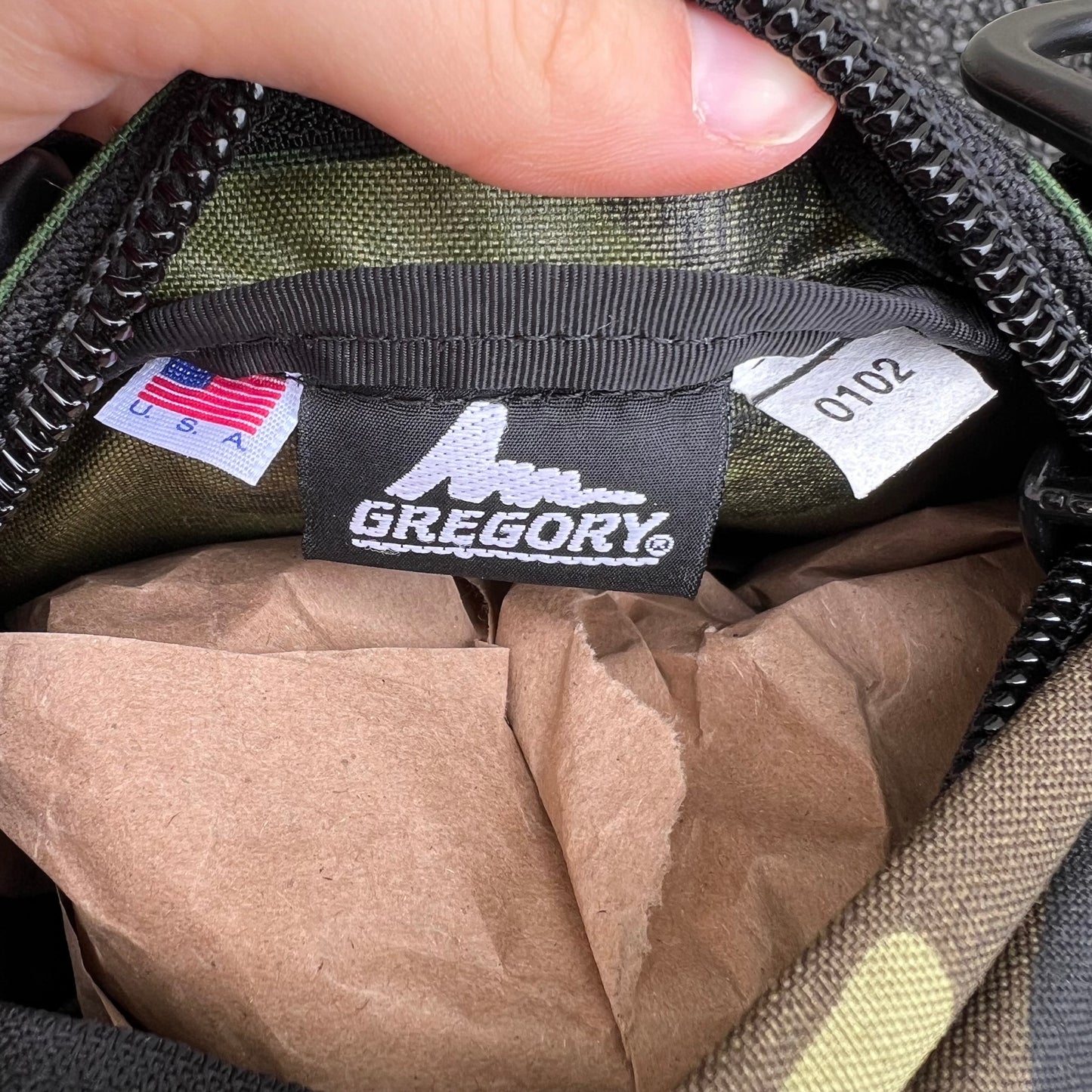 Vintage U.S. Military Socom Gregory Spear UM21 Woodland Camo Butt Pack - O/S - Made In USA
