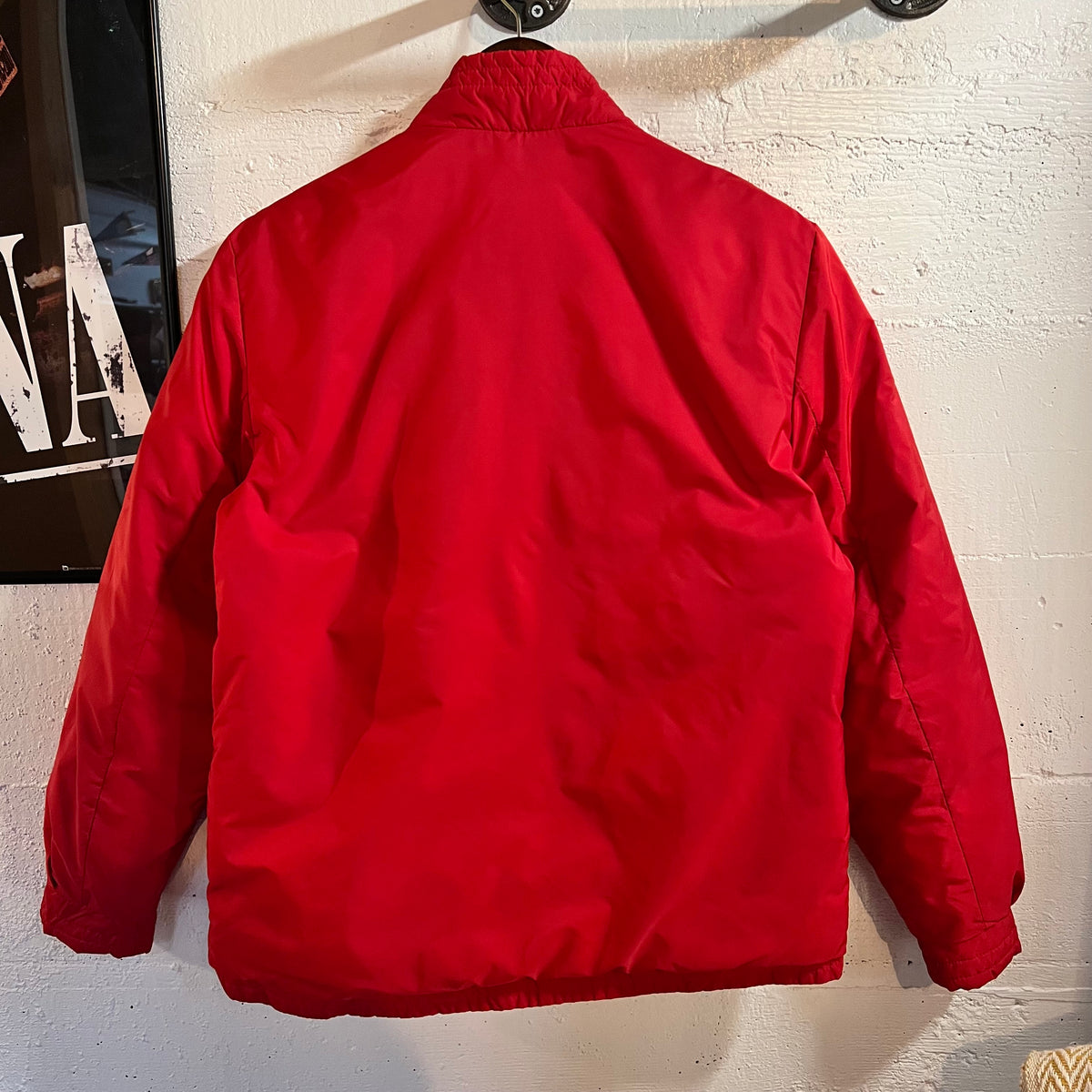 Vintage 1970's Eddie Bauer Blizzard Proof Goose Down Womens Ski Jacket - Size S/M - Made In USA - Red