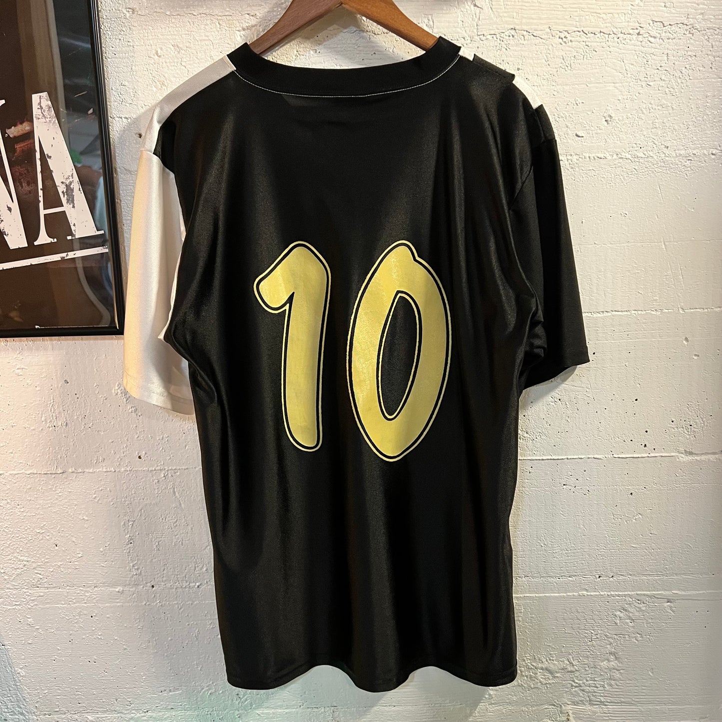 Vintage 90's Don Alleson Athletics 'Dawgs' Soccer Jersey - Size Large - Black/White - Made In USA
