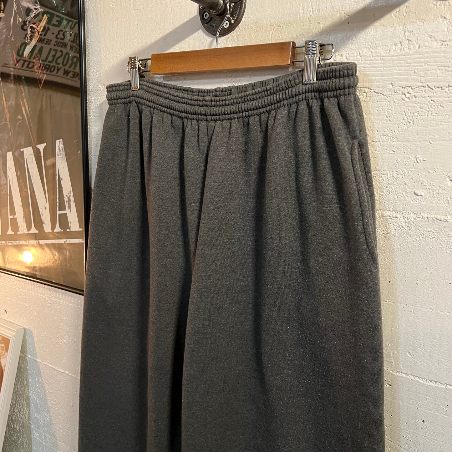 Vintage 90's Russell Athletic Adjustable Waist Sweatpants - Size XXL - Grey