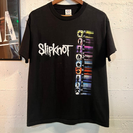 Vintage Slipknot ‘Outside The Nine’ Graphic T-Shirt - Size Medium - Black/Multi