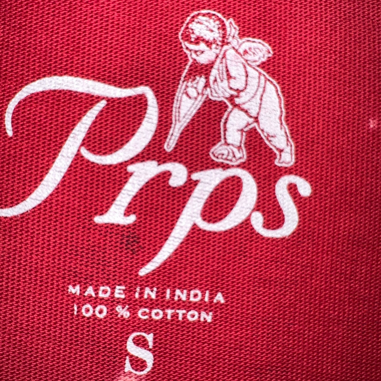 *New* Prps Goods & Co Kumamoto Oversized Jersey T-Shirt - Size Small - Red
