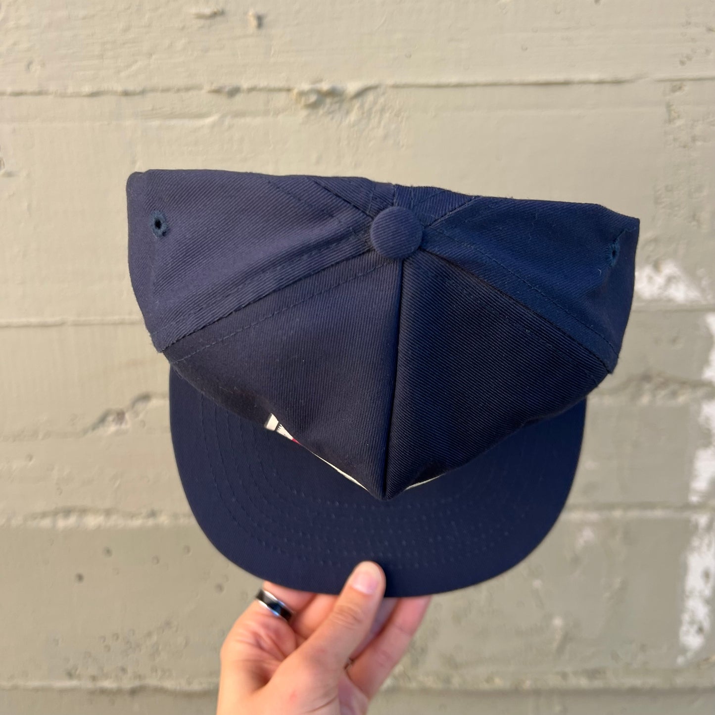 Vintage 90's 1992 Elvis Stamp Snapback Hat - O/S - Navy