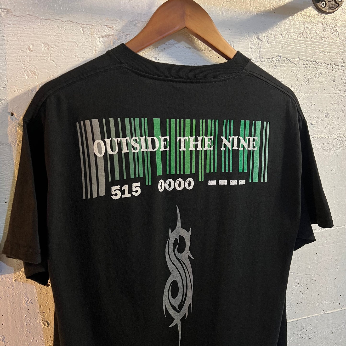 Vintage Slipknot ‘Outside The Nine’ Graphic T-Shirt - Size Medium - Black/Multi