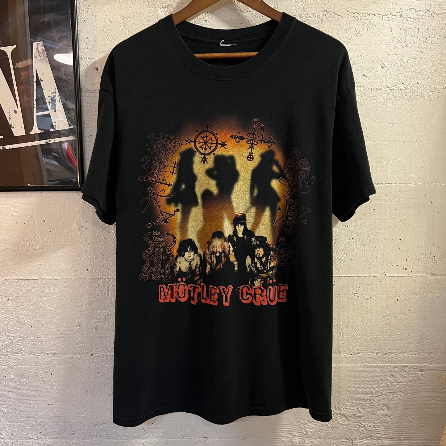 Vintage 2006 Motley Crüe 'Route Of All Evil' Tour Graphic T-Shirt - Size Large - Black - 100% Cotton