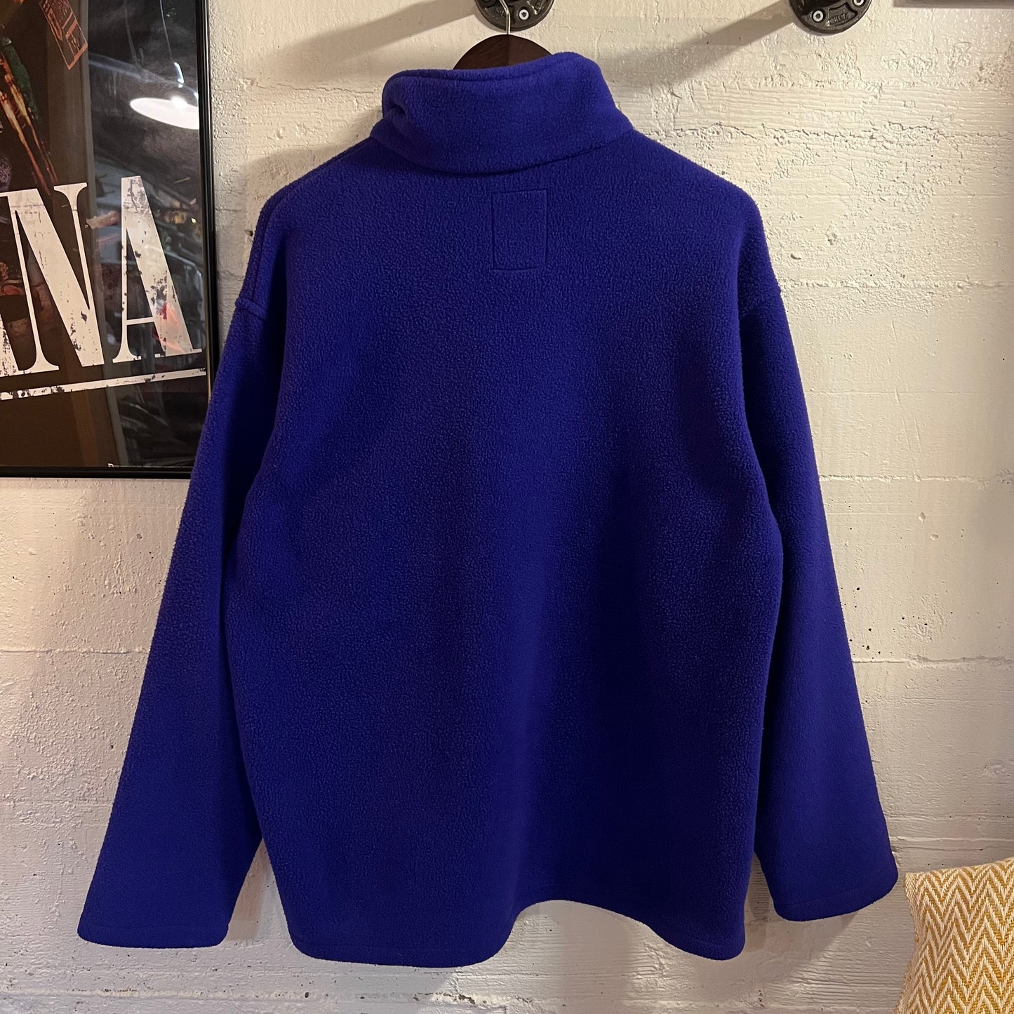 Vintage 80’s Serac Skiing Quarter Zip Pull Over Fleece Jacket - Size Medium - Made In USA - Purple
