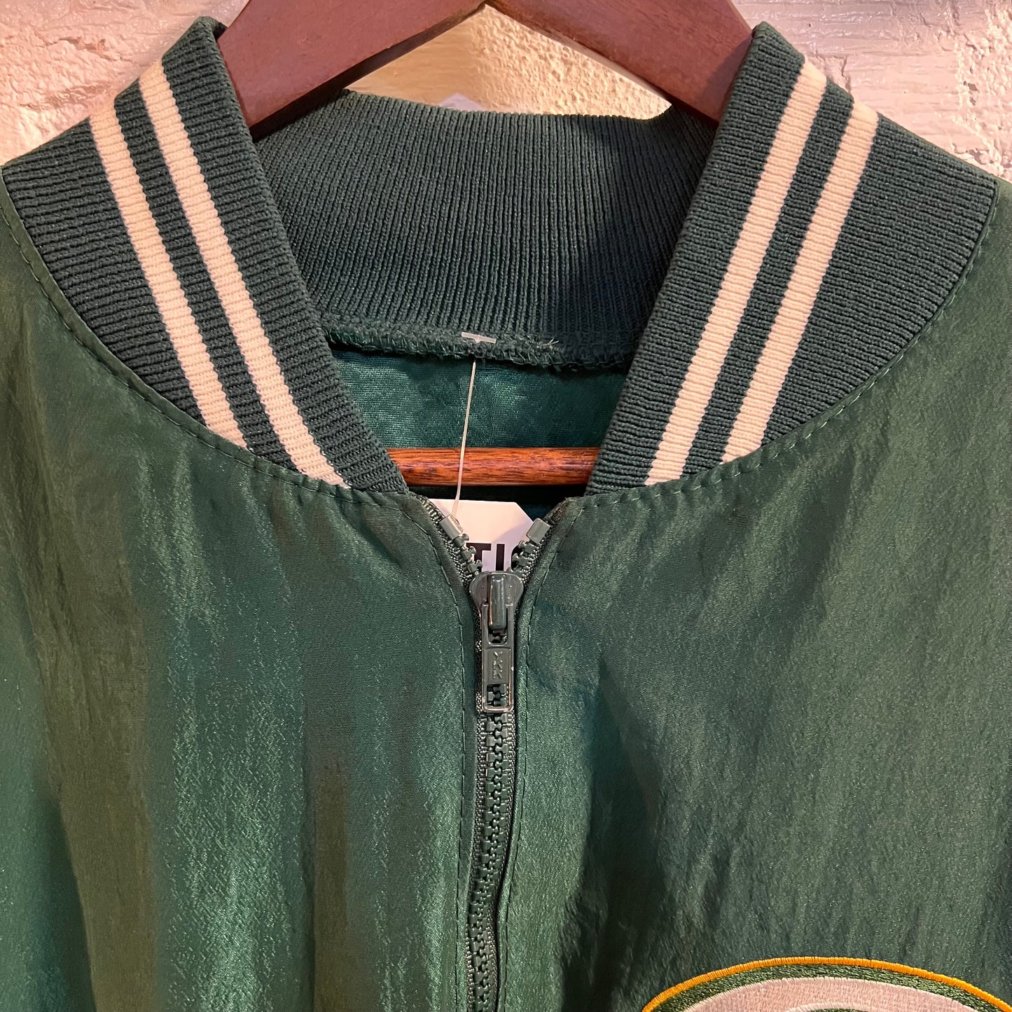 Vintage Green Bay Packers 1/4 Zip Starter Jacket - Size Large - Made In USA