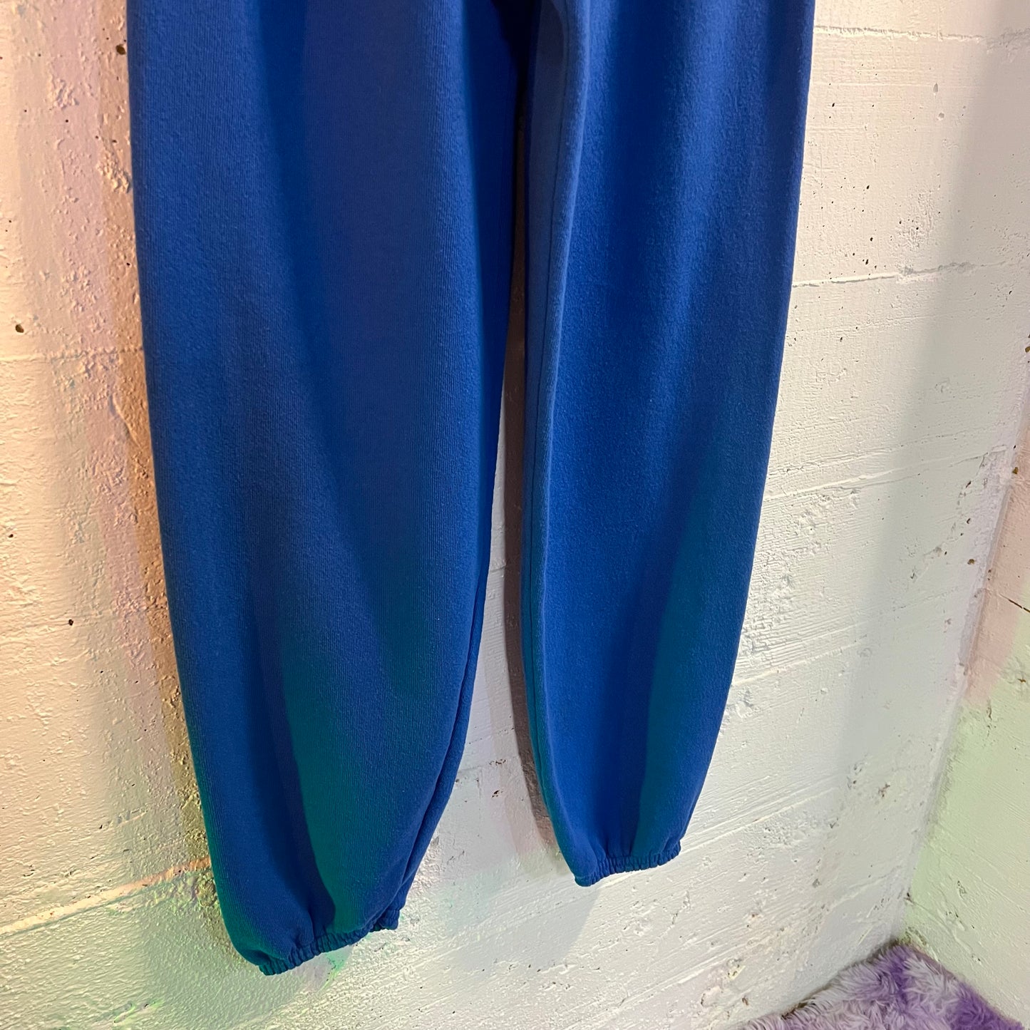 Vintage Ultra Fleece 350 By Tultex Sweatpants - Size Large - Made In USA - Royal Blue
