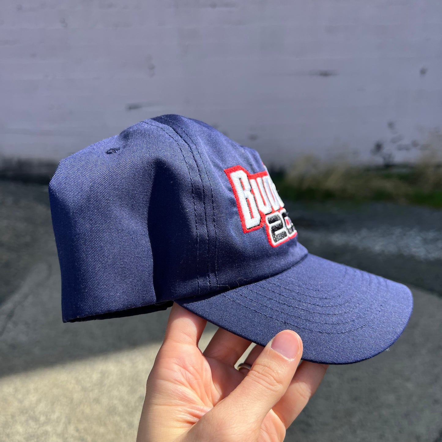 Vintage BudBowl 2000 Snapback Hat - O/S - Navy/Red/White