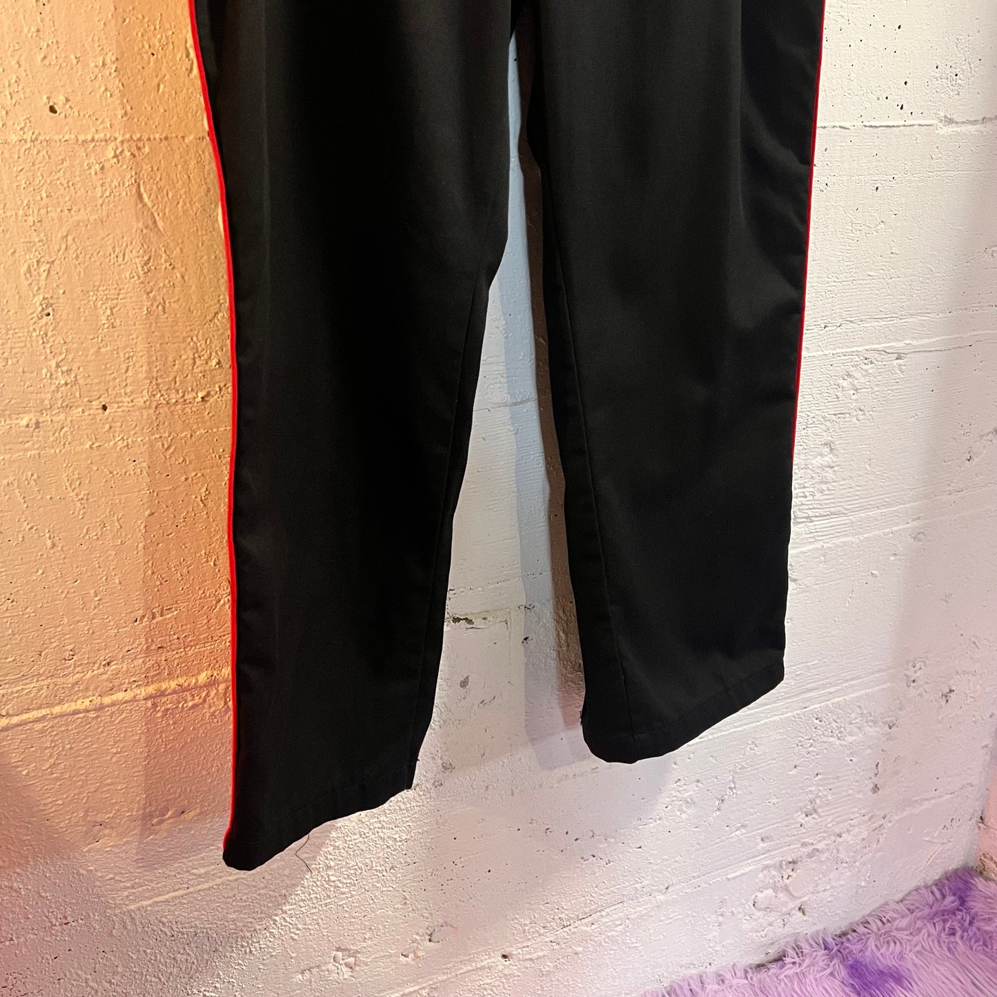 Vintage 90's Embroidered Budweiser Racing Pants - Size 36x28 - Made In USA - Black/Red/White