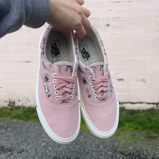 Braindead X Vans Vault Era LX - Size 9M/10.5W - Silver Pink/Marshmallow White -  VN0A38FAN8D