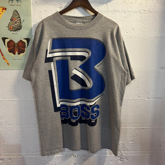 Vintage Boss T-shirt - Size XL - Made In USA - Grey