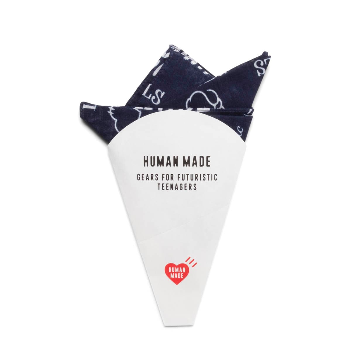 Human Made Bandana #2 - O/S - Navy - New