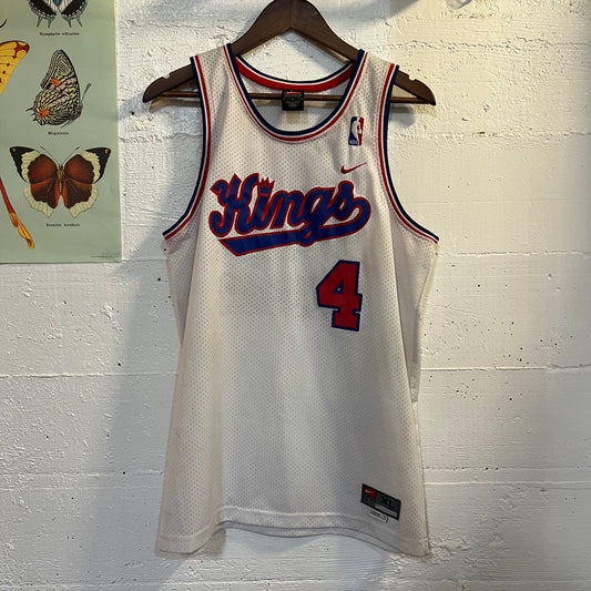 Vintage Nike Sacramento Kings Basketball Swingman Jersey - Chris Webber #4 - Size Youth XL +2 Length