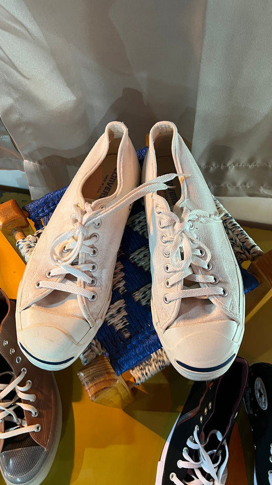 Vintage 60’s/70’s Converse Jack Purcell Made In USA White Sz 7M/8.5W