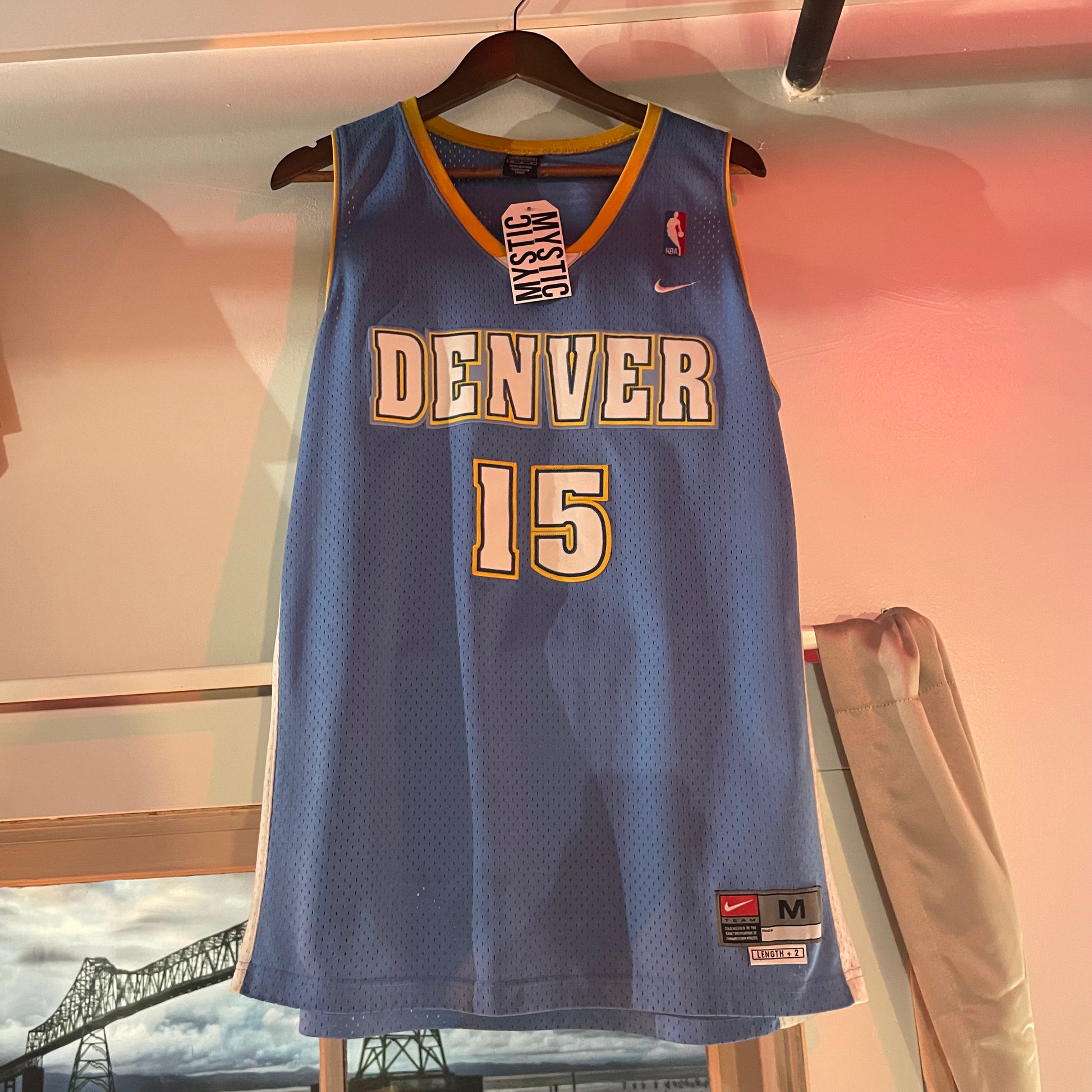 Nike Carmelo Anthony Denver Nuggets throwback retro jersey